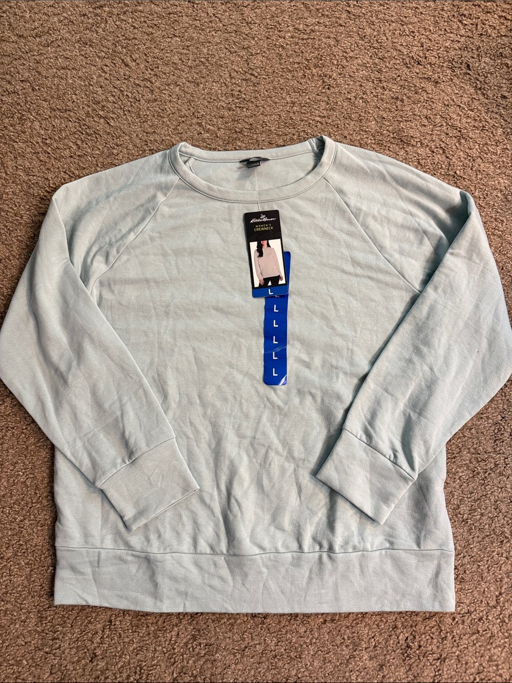 Eddie Bauer Light Blue Crewneck Sweater